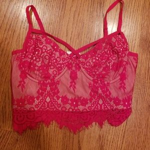 Lace Crop Tank
